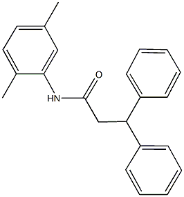 346726-27-0 N-(2,5-dimethylphenyl)-3,3-diphenylpropanamide