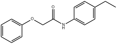 N-(4-ethylphenyl)-2-phenoxyacetamide Struktur