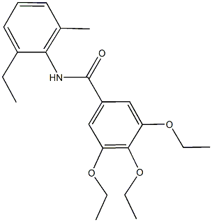 3,4,5-triethoxy-N-(2-ethyl-6-methylphenyl)benzamide|