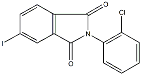 2-(2-chlorophenyl)-5-iodo-1H-isoindole-1,3(2H)-dione,346726-97-4,结构式