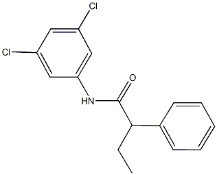 N-(3,5-dichlorophenyl)-2-phenylbutanamide Structure