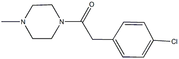 1-[(4-chlorophenyl)acetyl]-4-methylpiperazine,346727-28-4,结构式