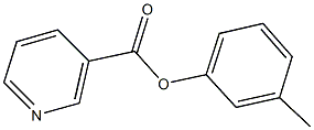 3-methylphenyl nicotinate 结构式