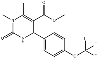 methyl 1,6-dimethyl-2-oxo-4-[4-(trifluoromethoxy)phenyl]-1,2,3,4-tetrahydropyrimidine-5-carboxylate|