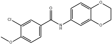 347319-67-9 3-chloro-N-(2,3-dihydro-1,4-benzodioxin-6-yl)-4-methoxybenzamide