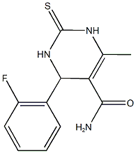 347319-69-1 4-(2-fluorophenyl)-6-methyl-2-thioxo-1,2,3,4-tetrahydro-5-pyrimidinecarboxamide