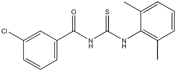 347326-60-7 N-(3-chlorobenzoyl)-N'-(2,6-dimethylphenyl)thiourea