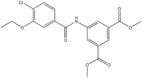 dimethyl 5-[(4-chloro-3-ethoxybenzoyl)amino]isophthalate|