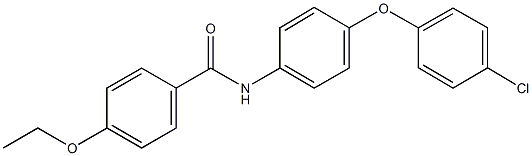 N-[4-(4-chlorophenoxy)phenyl]-4-ethoxybenzamide Struktur