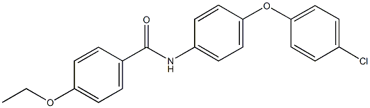 N-[4-(4-chlorophenoxy)phenyl]-4-ethoxybenzamide Structure