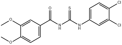 347339-61-1 N-(3,4-dichlorophenyl)-N'-(3,4-dimethoxybenzoyl)thiourea