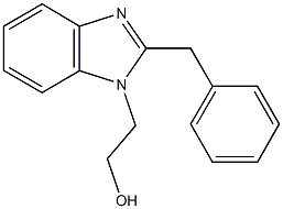 2-(2-benzyl-1H-benzimidazol-1-yl)ethanol 结构式