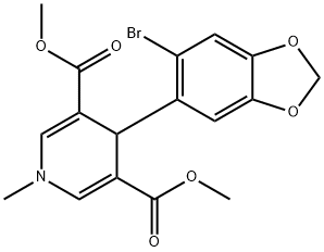 dimethyl 4-(6-bromo-1,3-benzodioxol-5-yl)-1-methyl-1,4-dihydro-3,5-pyridinedicarboxylate|