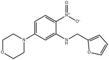 4-{3-[(2-furylmethyl)amino]-4-nitrophenyl}morpholine Structure