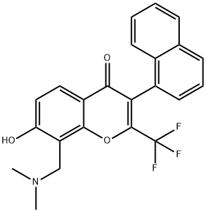 347364-30-1 8-[(dimethylamino)methyl]-7-hydroxy-3-(1-naphthyl)-2-(trifluoromethyl)-4H-chromen-4-one
