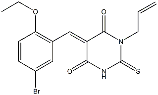 347393-82-2 1-allyl-5-(5-bromo-2-ethoxybenzylidene)-2-thioxodihydro-4,6(1H,5H)-pyrimidinedione