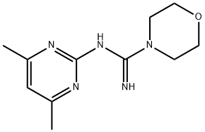 N-(4,6-dimethyl-2-pyrimidinyl)-4-morpholinecarboximidamide Structure