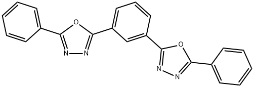 2-phenyl-5-[3-(5-phenyl-1,3,4-oxadiazol-2-yl)phenyl]-1,3,4-oxadiazole Struktur