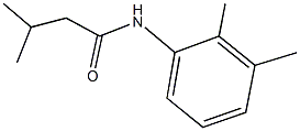 N-(2,3-dimethylphenyl)-3-methylbutanamide Struktur