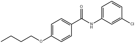 4-butoxy-N-(3-chlorophenyl)benzamide Structure