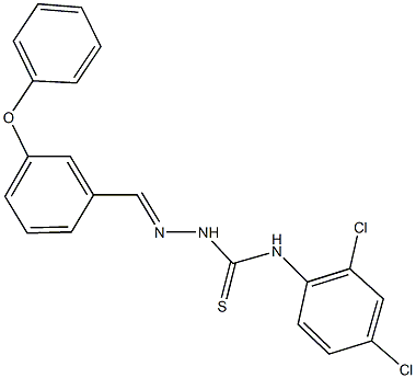 348102-93-2 3-phenoxybenzaldehyde N-(2,4-dichlorophenyl)thiosemicarbazone