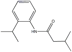 N-(2-isopropylphenyl)-3-methylbutanamide Struktur