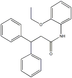 N-(2-ethoxyphenyl)-3,3-diphenylpropanamide Structure
