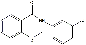 N-(3-chlorophenyl)-2-(methylamino)benzamide Structure