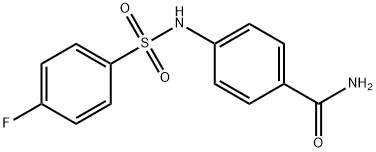 4-{[(4-fluorophenyl)sulfonyl]amino}benzamide,349084-55-5,结构式