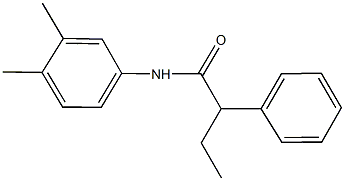 N-(3,4-dimethylphenyl)-2-phenylbutanamide Structure