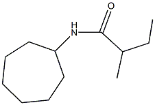 N-cycloheptyl-2-methylbutanamide,349088-48-8,结构式