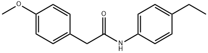 N-(4-ethylphenyl)-2-(4-methoxyphenyl)acetamide 结构式