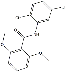 N-(2,5-dichlorophenyl)-2,6-dimethoxybenzamide Struktur