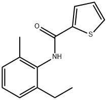 N-(2-ethyl-6-methylphenyl)-2-thiophenecarboxamide 结构式