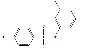 4-chloro-N-(3,5-dimethylphenyl)benzenesulfonamide Structure
