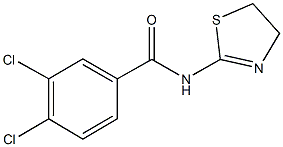 3,4-dichloro-N-(4,5-dihydro-1,3-thiazol-2-yl)benzamide Structure