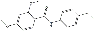 N-(4-ethylphenyl)-2,4-dimethoxybenzamide Structure