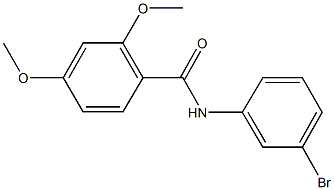 N-(3-bromophenyl)-2,4-dimethoxybenzamide Struktur