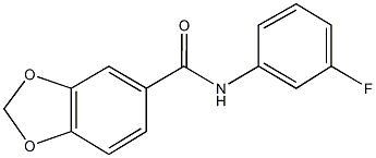 349114-19-8 N-(3-fluorophenyl)-1,3-benzodioxole-5-carboxamide