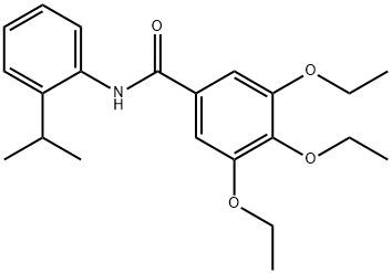 349114-85-8 3,4,5-triethoxy-N-(2-isopropylphenyl)benzamide