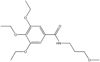 349114-91-6 3,4,5-triethoxy-N-(3-methoxypropyl)benzamide