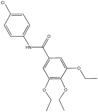 349115-13-5 N-(4-chlorophenyl)-3,4,5-triethoxybenzamide