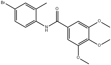 N-(4-bromo-2-methylphenyl)-3,4,5-trimethoxybenzamide Structure