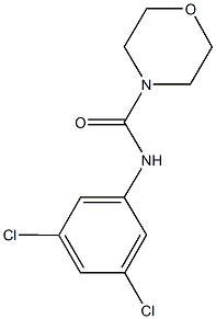 N-(3,5-dichlorophenyl)-4-morpholinecarboxamide Struktur