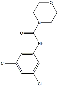 N-(3,5-dichlorophenyl)-4-morpholinecarboxamide Structure