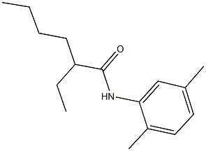 N-(2,5-dimethylphenyl)-2-ethylhexanamide Struktur