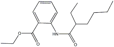 ethyl 2-[(2-ethylhexanoyl)amino]benzoate,349120-67-8,结构式