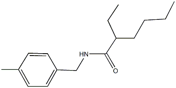 2-ethyl-N-(4-methylbenzyl)hexanamide,349120-72-5,结构式