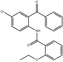 N-(2-benzoyl-4-chlorophenyl)-2-ethoxybenzamide Struktur