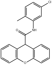N-(5-chloro-2-methylphenyl)-9H-xanthene-9-carboxamide Structure